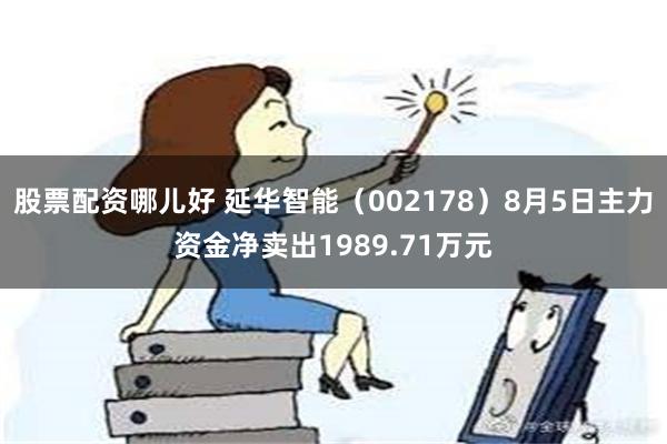 股票配资哪儿好 延华智能（002178）8月5日主力资金净卖出1989.71万元